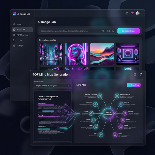 PDF Mastery & AI Image Lab Rework